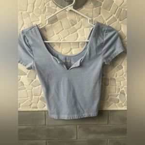 light blue Aeropostale tee